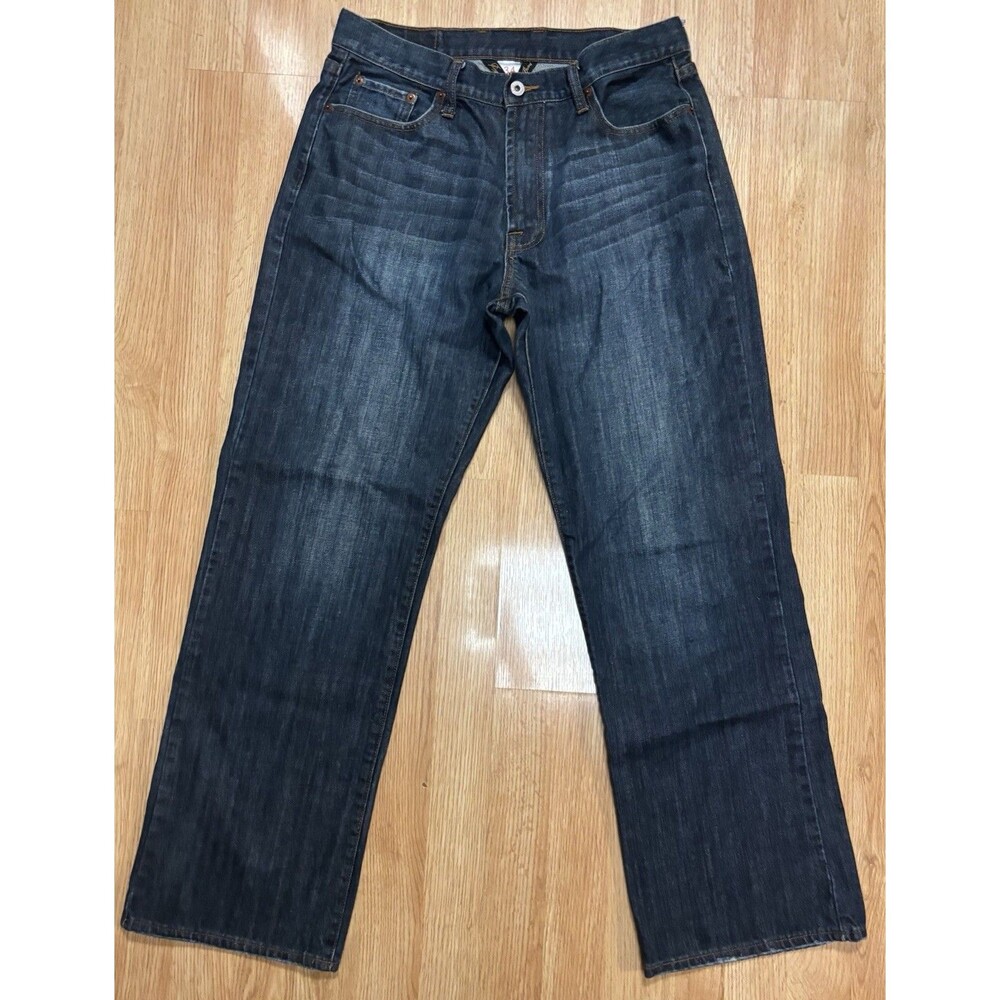 Lucky Brand 181 Relaxed Straight Men’s Jeans 34 X 32 Dark Wash Lucky You EUC